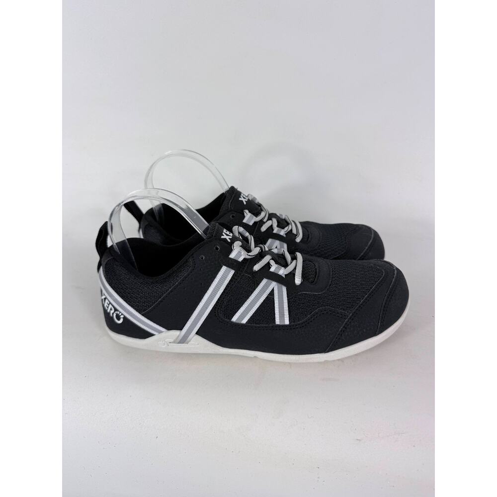 Xero Shoes Prio Sneakers Women's 9 Black White Lace Up Comfort Athletic Shoes - Picture 2 of 11